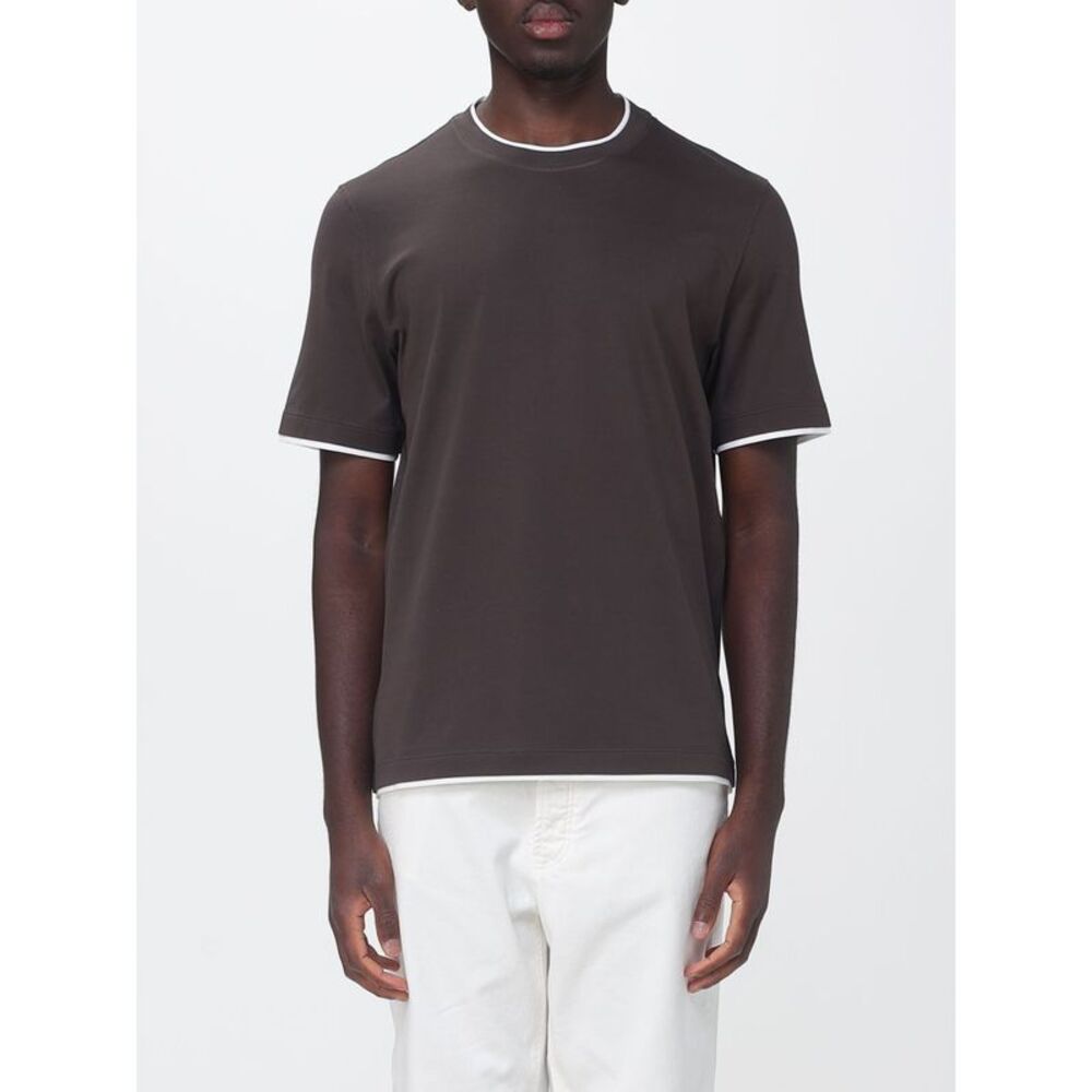 Brunello Cucinelli T-Shirt Men Brown